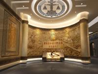 桂林中级人民法院展厅过道效果图 门厅